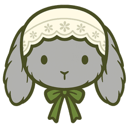 Malice — grey bunny plushie, front-facing avatar