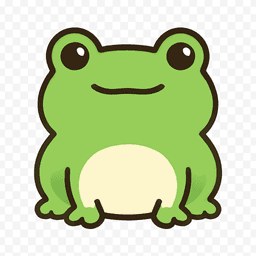 Puddlewick — toilkinç frog plushie, front-facing avatar
