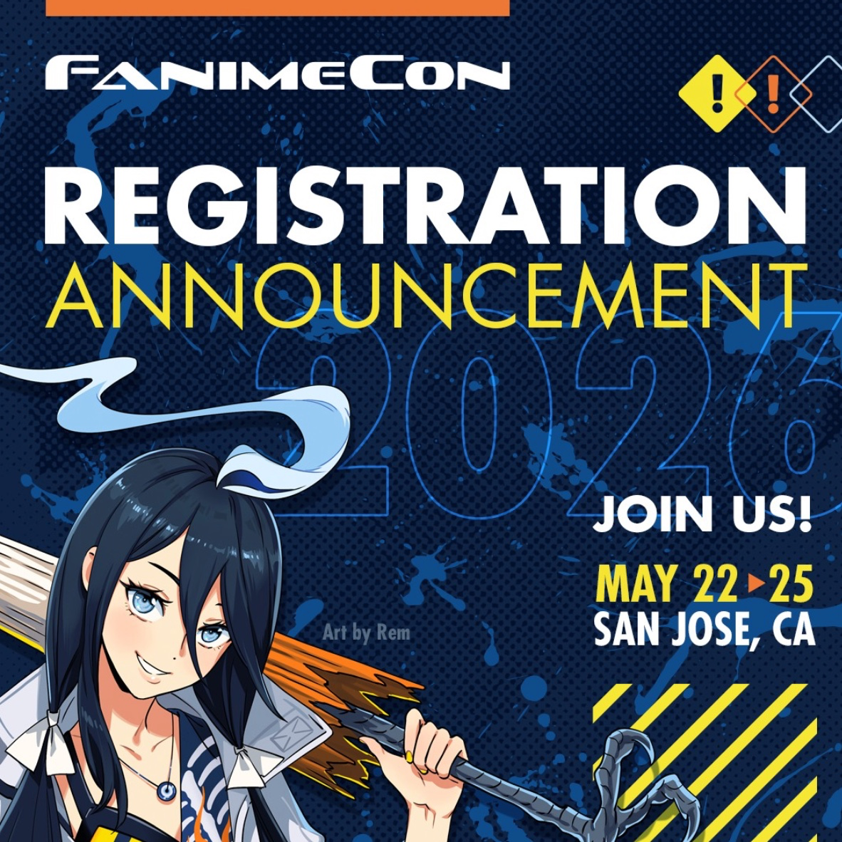 crowd at Fanime Con with cosplay